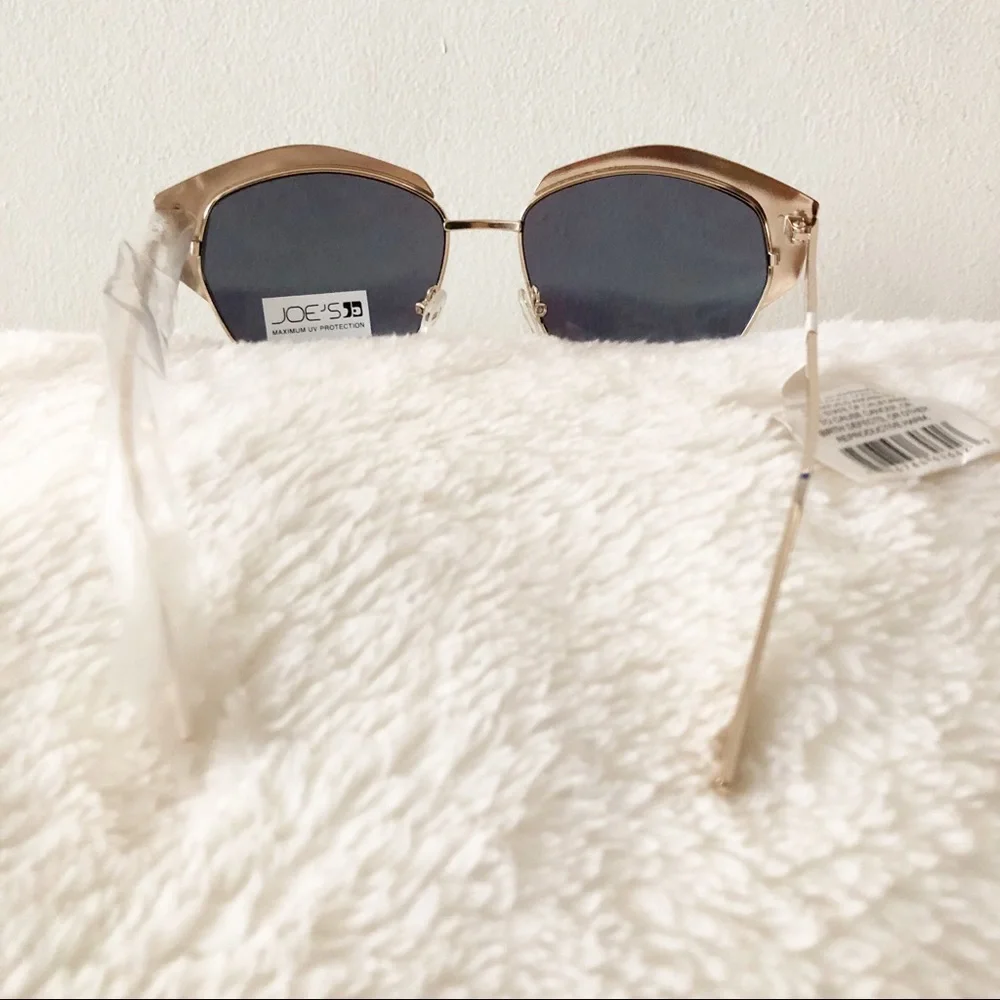 NWT JOES'S JEANS Gold Metallic Sunglasses